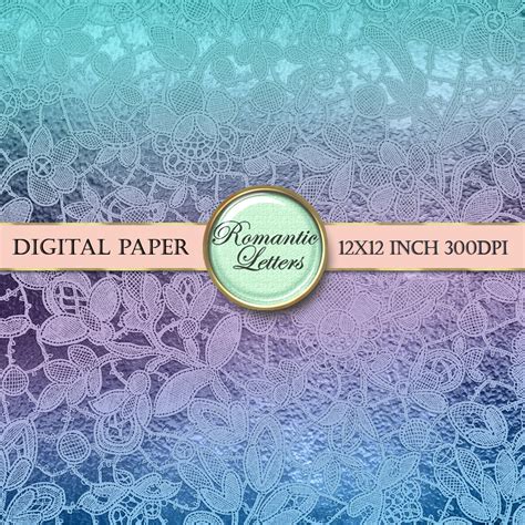 Wedding Digital Scrapbook Album Paper Pack Digital Background Etsy