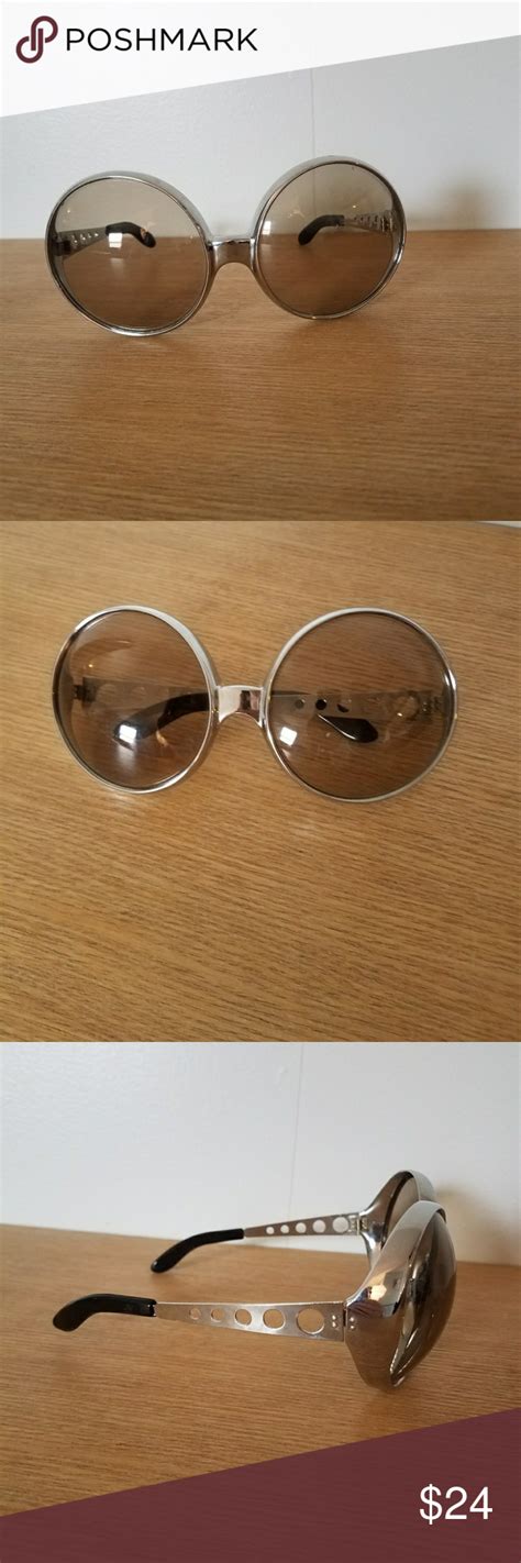Vintage 60s Mod Space Age Sunglasses Sunglasses Vintage Round Sunglasses Sunglasses