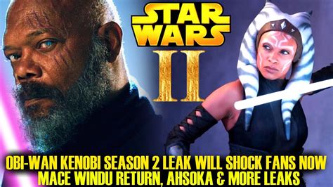 Obi Wan Kenobi Season 2 Leak Will Shock Fans Its Happening Star Wars