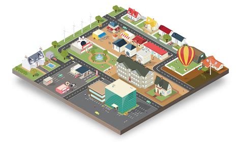How To Use Isometric City Map Builder Vector Map Creator Dessin