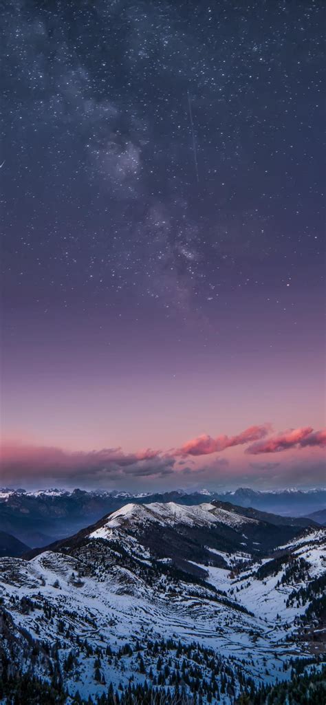 Mountain Milky Way Iphone 11 Wallpapers Free Download