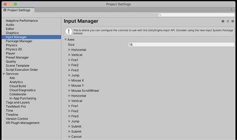 How To Use The Input Manager In Unity Instead Of The New System