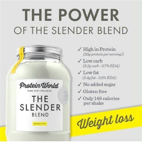 Protein World Slender Blend Just Bought The Vanilla To Try Out