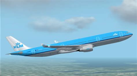 Fs2002 Klm Airbus A330 300 Ge Textures Repaint Posky New