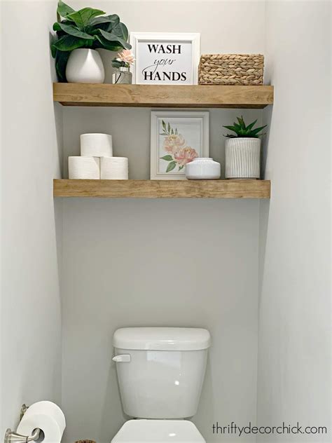 How Long Should Shelves Be Above Toilet Everything Bathroom
