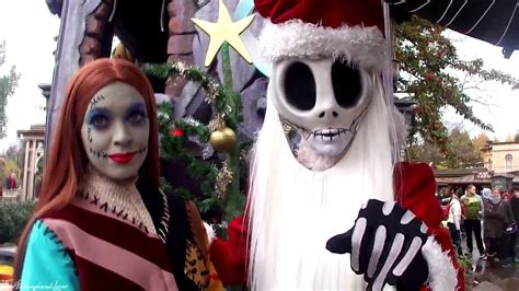 Meeting Sally And Sandy Claws Jack Skellington Disneyland Paris