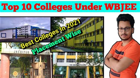 Top 10 Best Colleges Under Wbjee 2022 In West Bengal Placement Wise