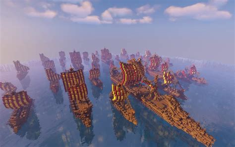 Fantasy Naval Fleet Minecraft Map