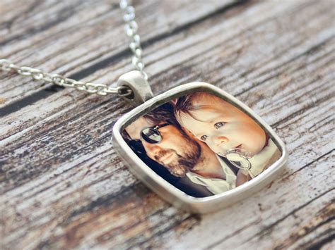 Personalized father's day gifts canada. personalized photo necklace,personalized fathers day gift ...