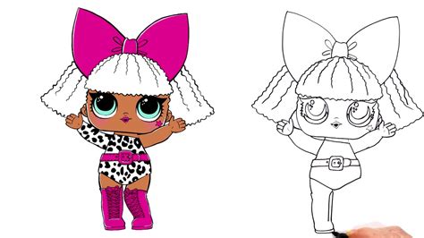Drawing Lol Surprise Dolls 4 Different Baby Drawing Youtube
