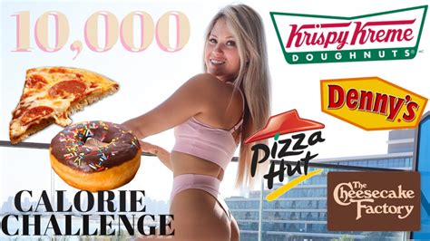 10000 Calorie Challenge Destroyed Girl Vs Food Youtube