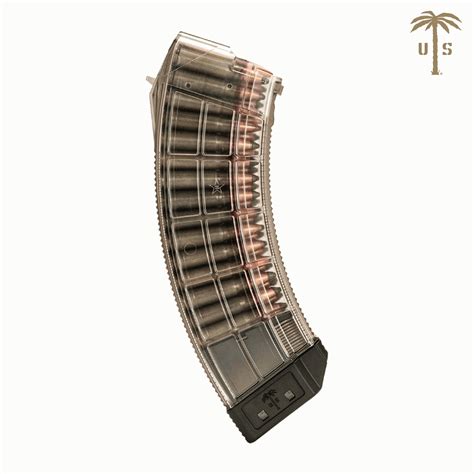 Us Palm Ak 47 762x39mm 30 Round Magazine Clear The Mag Shack