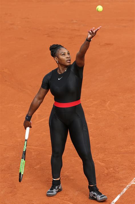 Serena Williams Wore A Nike Bodysuit For Her French Open Return—and