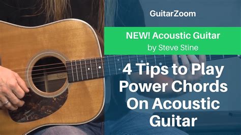 4 Tips To Play Power Chords On Acoustic Guitar Acoustic Guitar