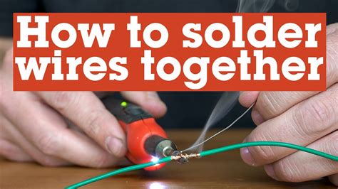 How To Solder Two Wires Together Crutchfield YouTube