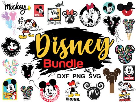 Disney Svg Bundle Free Svg File For Silhouette Sexiz Pix