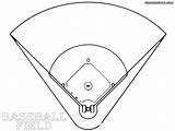 Baseball Diamond Template sketch template