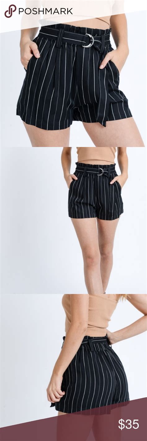 black and white striped shorts clothes design striped shorts striped