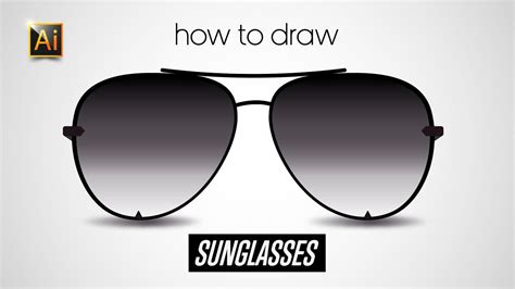 Sunglasses Adobe Illustrator Tutorial For Beginners In 2020