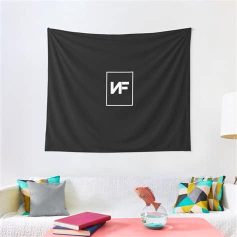 Nf American Rapper Logo Tapestry By Iainw98 Redbubble