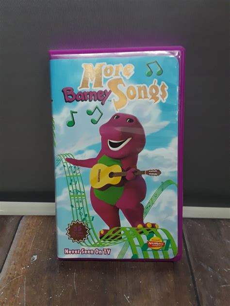 Barney More Barney Songs Vhs 1999 Ebay