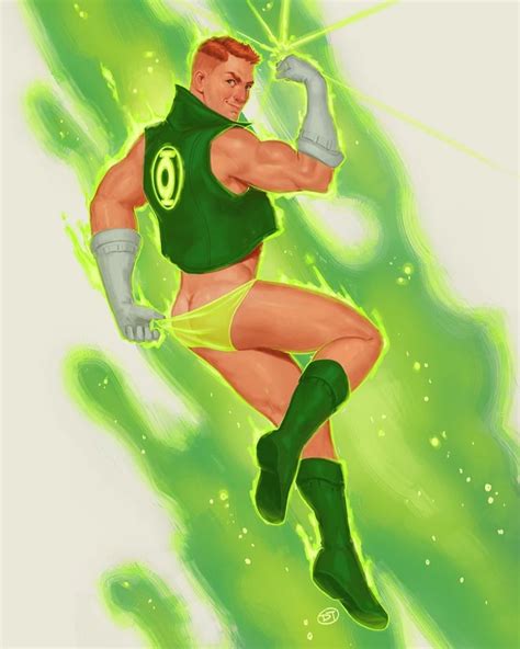 Guy Gardner Sexy Male Superhero Artwork Popsugar Love And Sex Photo 9