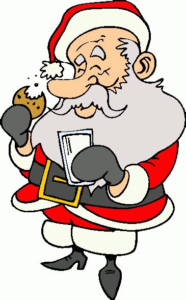 Santa Eating Cookie Clipart Clipart Santa Eating Cookie