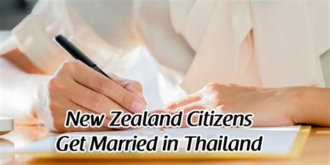 How Can New Zealand Citizens Get Married In Thailand