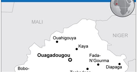 Geography Blog Map Of Burkina Faso