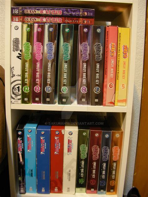 my anime dvd collection by sakurah18 on deviantart