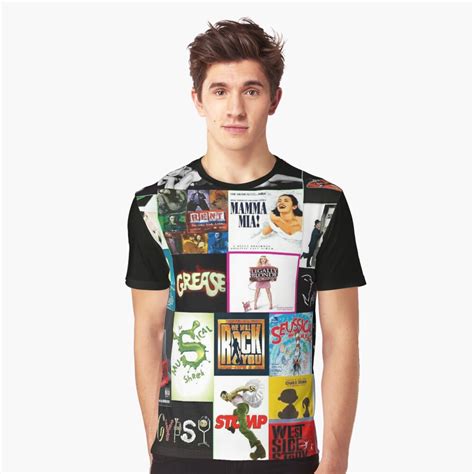 Broadway Musical Collage 2 T Shirt By Ryaneliz91 Redbubble