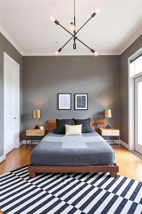 The Gray Paint On The Walls Creates A Soothing Space While Adding