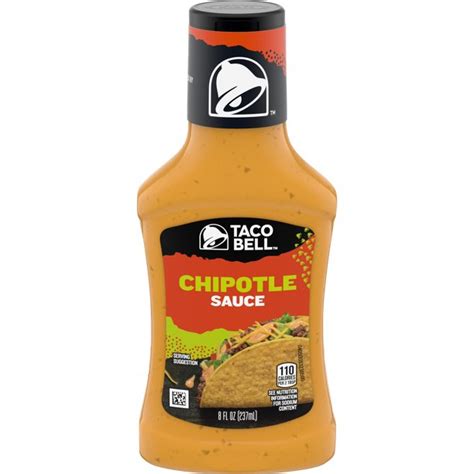 Product titletaco bell taco seasoning mix mild, 1.0 oz. Taco Bell Chipotle Sauce, 8 fl oz Bottle - Walmart.com ...