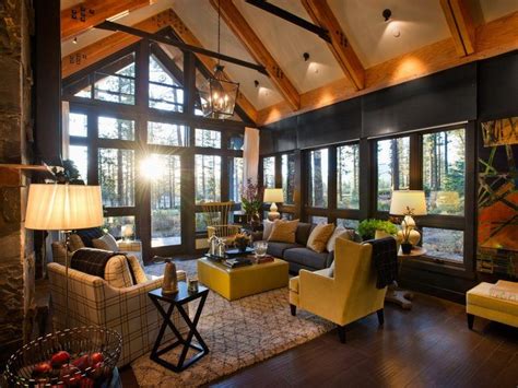 10 Gorgeous Cabin Inspired Living Room Ideas