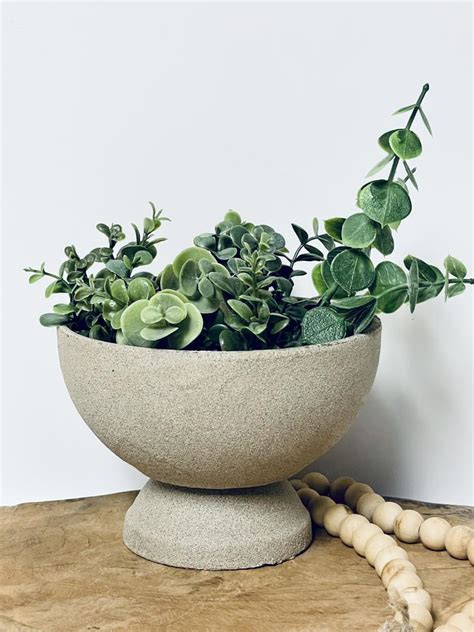 Diy Dollar Tree Farmhouse Pottery Barn Stone Bowl Dupe Easy Dollar