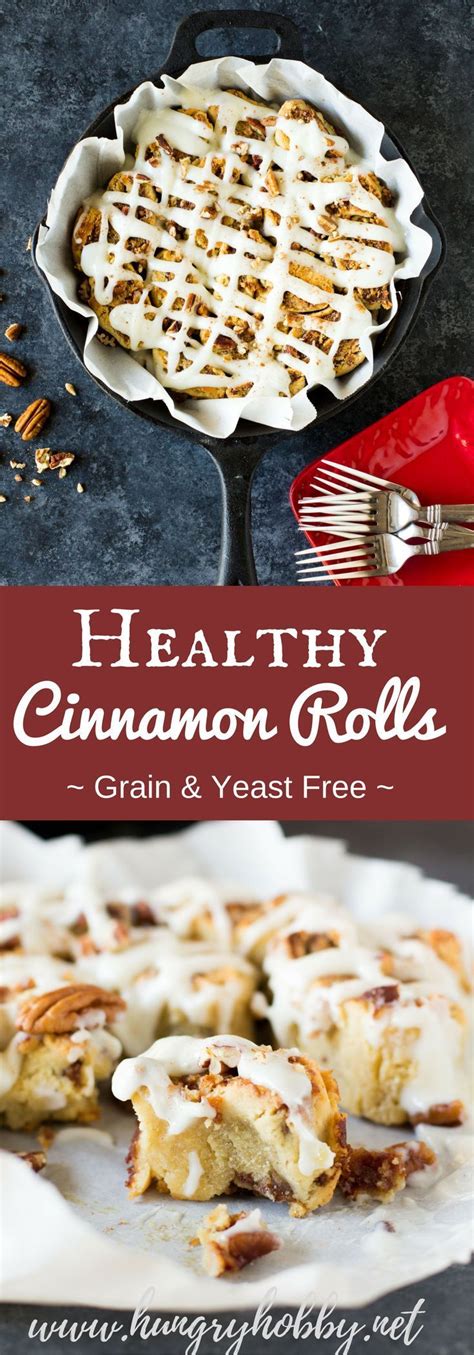 Cream on high, until well mixed. Healthy Cinnamon Rolls without yeast, refined grains, or ...