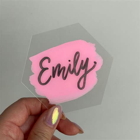 Acrylic Signs Hexagon Name Cards Place Cards Special Events Parties