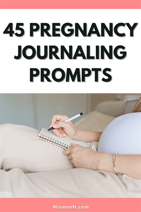 45 pregnancy journal prompts