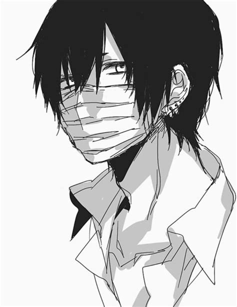 1000 Images About Anime Guys Black And White On Pinterest