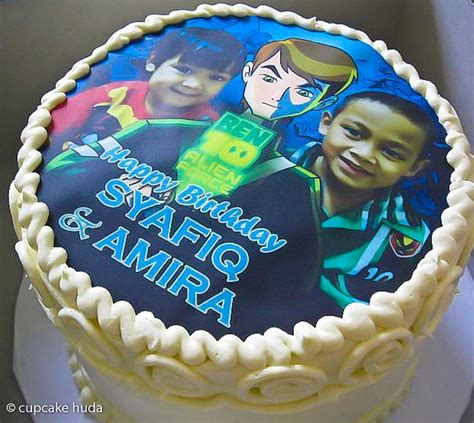 Happy Birthday Syafiq And Amira Kushah Cupcake Huda
