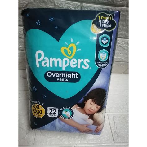 Pampers Overnight Pants Xxl 22pcs Diaper New Ship Tomorrow Shopee Philippines