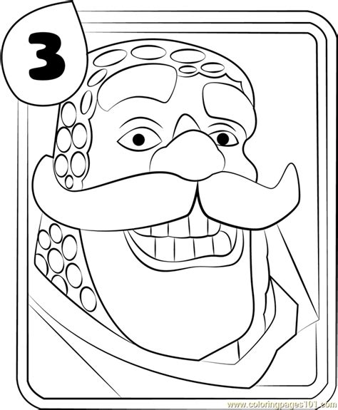 Clash Royale Coloring Pages At Free Printable