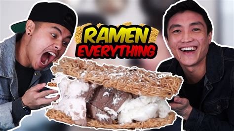 Ramen Everything Ramen Ice Cream Sandwich Youtube