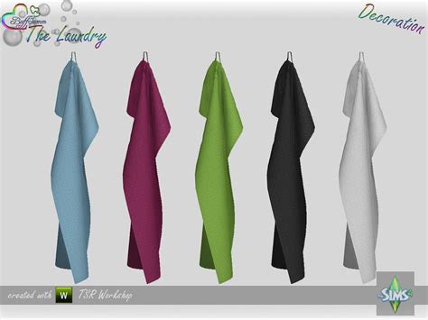 The Sims Resource The Laundry Decoration Towel Hanging