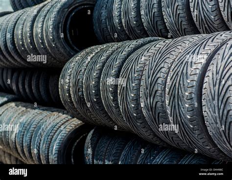 Row Of Tires Hi Res Stock Photography And Images Alamy