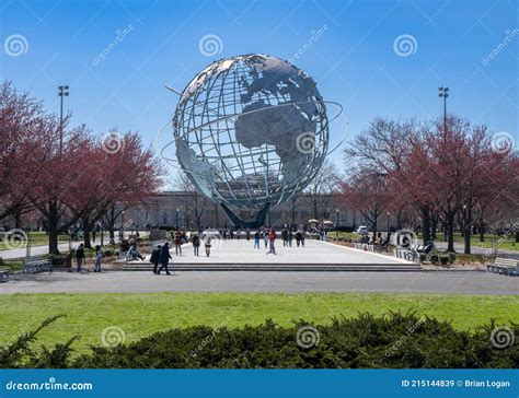 Queens Ny April 3 2021 View Of The Unisphere A Spherical