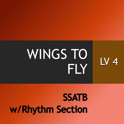 Anchor Music • Wings To Fly Ssatb