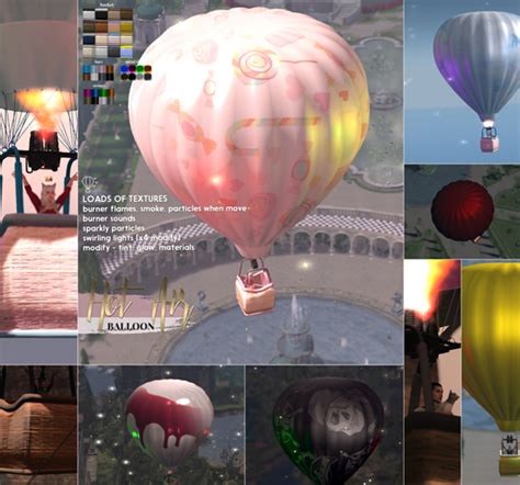 Second Life Marketplace Birth Hot Air Balloon