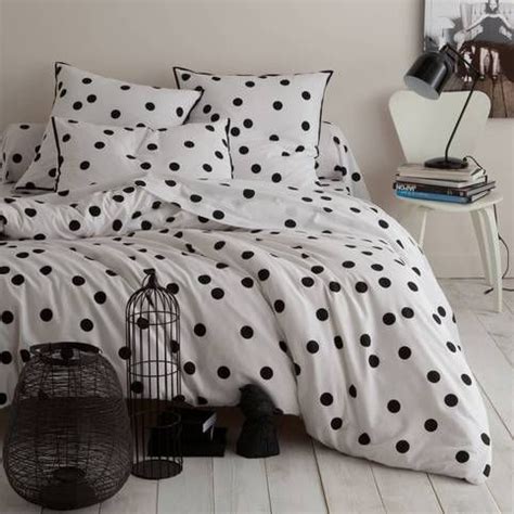 We did not find results for: Housse de couette coton imprimé NOCTURNES - Pois noir- Vue ...