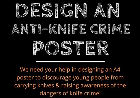 Young People Challenged To Design Anti Knife Crime Posters Inyourarea